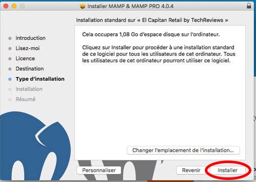 Installation de MAMP sur Mac